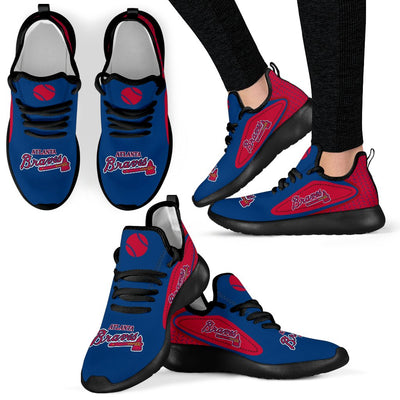 Legend React Atlanta Braves Mesh Knit Sneakers