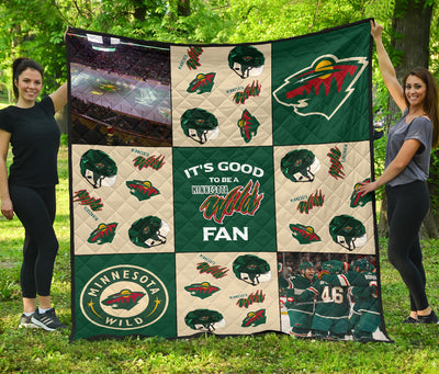 It's Good To Be A Minnesota Wild Fan Quilt