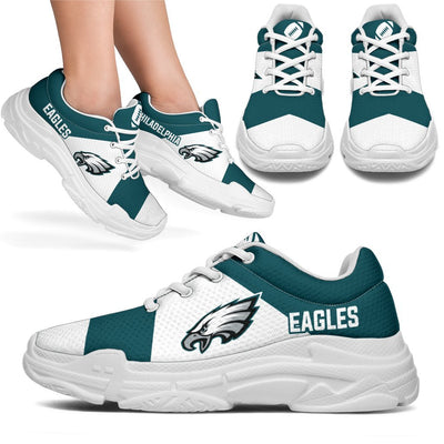 Colorful Logo Philadelphia Eagles Chunky Sneakers