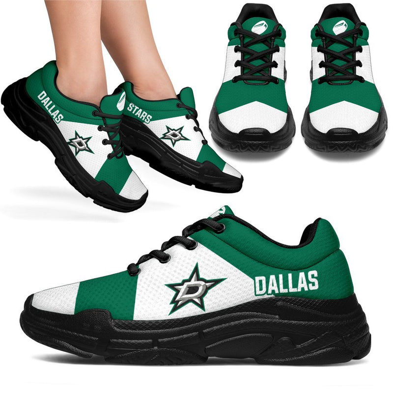 Colorful Logo Dallas Stars Chunky Sneakers