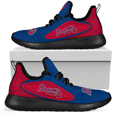 Legend React Atlanta Braves Mesh Knit Sneakers