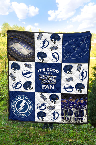 It's Good To Be A Tampa Bay Lightning Fan Quilt