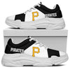 Colorful Logo Pittsburgh Pirates Chunky Sneakers