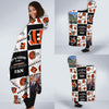 It's Good To Be A Cincinnati Bengals Fan Hooded Blanket