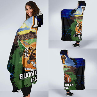 Pro Shop Bowling Green Falcons Home Field Advantage Hooded Blanket