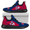 Legend React Fresno State Bulldogs Mesh Knit Sneakers