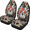 Party Skull Cleveland Browns Car Seat Covers