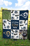 It's Good To Be A Los Angeles Rams Fan Quilt