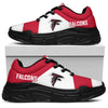 Colorful Logo Atlanta Falcons Chunky Sneakers