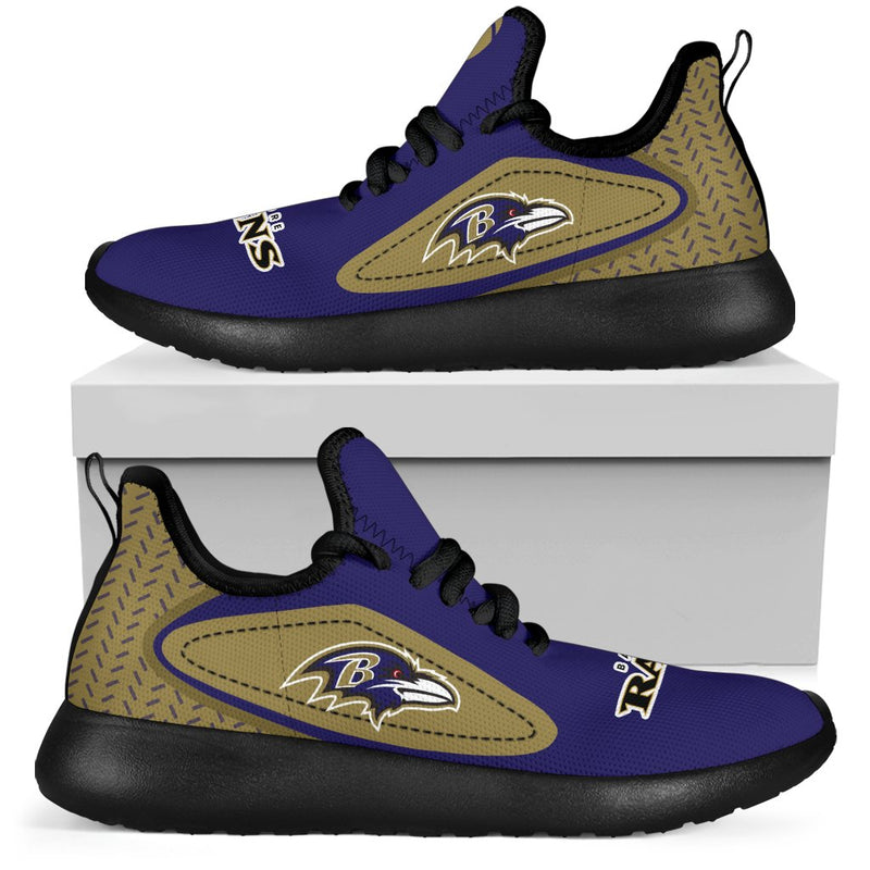 Legend React Baltimore Ravens Mesh Knit Sneakers