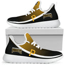 New Style Top Logo Pittsburgh Pirates Mesh Knit Sneakers