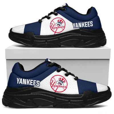 Colorful Logo New York Yankees Chunky Sneakers
