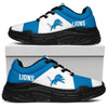 Colorful Logo Detroit Lions Chunky Sneakers