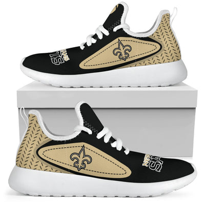 Legend React New Orleans Saints Mesh Knit Sneakers