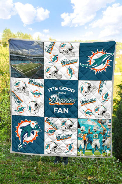 It's Good To Be A Miami Dolphins Fan Quilt