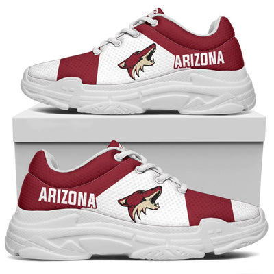 Colorful Logo Arizona Coyotes Chunky Sneakers