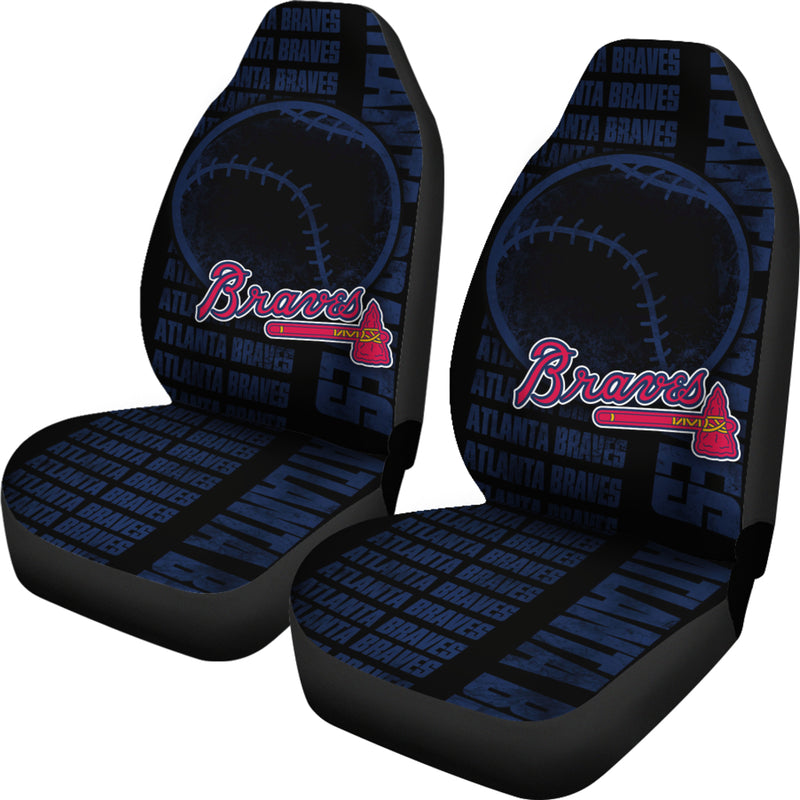 Gorgeous The Victory Atlanta Braves Car Seat Covers