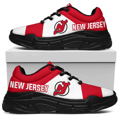 Colorful Logo New Jersey Devils Chunky Sneakers