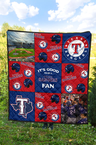 It's Good To Be A Texas Rangers Fan Quilt