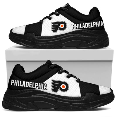 Colorful Logo Philadelphia Flyers Chunky Sneakers