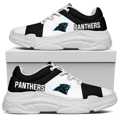 Colorful Logo Carolina Panthers Chunky Sneakers