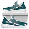 New Style Top Logo Philadelphia Eagles Mesh Knit Sneakers