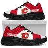 Colorful Logo Calgary Flames Chunky Sneakers