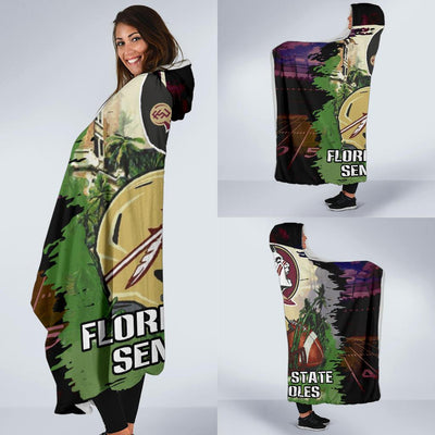 Pro Shop Florida State Seminoles Home Field Advantage Hooded Blanket