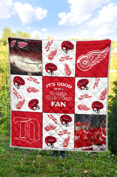 It's Good To Be A Detroit Red Wings Fan Quilt