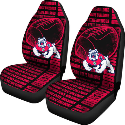 Gorgeous The Victory Fresno State Bulldogs Car Seat Covers