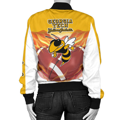 Playing Game With Georgia Tech Yellow Jackets Jackets Shirt For Women