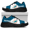 Colorful Logo Miami Dolphins Chunky Sneakers