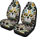 Party Skull Pittsburgh Pirates Car Seat Covers