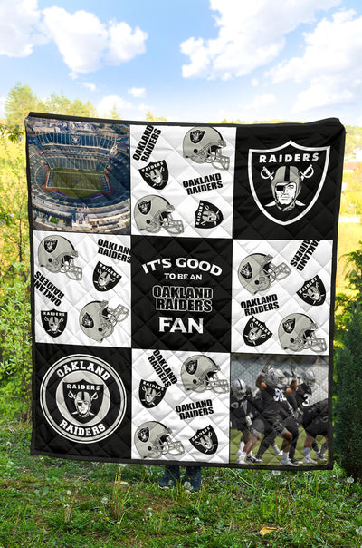 It's Good To Be An Oakland Raiders Fan Quilt