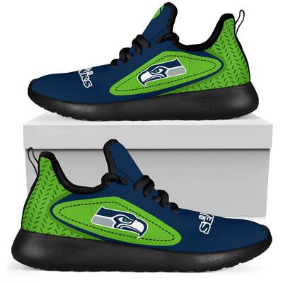 Legend React Seattle Seahawks Mesh Knit Sneakers