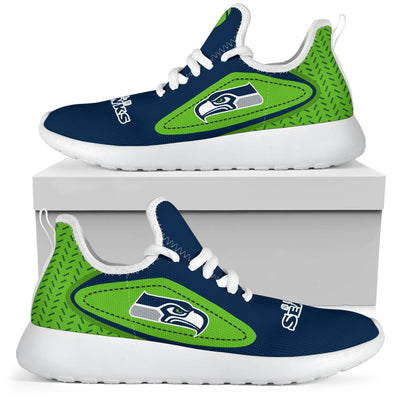 Legend React Seattle Seahawks Mesh Knit Sneakers