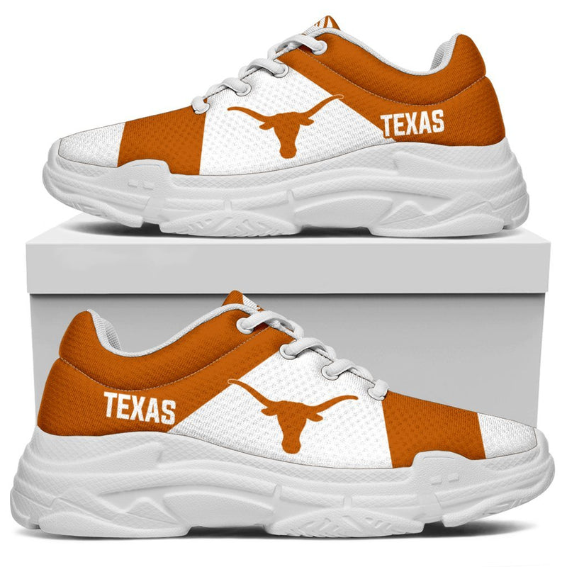 Colorful Logo Texas Longhorns Chunky Sneakers