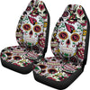 Party Skull Arizona Cardinals Car Seat Covers
