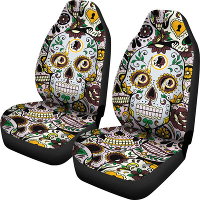 Party Skull Washington Redskins Car Seat Covers