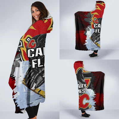 Pro Shop Calgary Flames Home Field Advantage Hooded Blanket