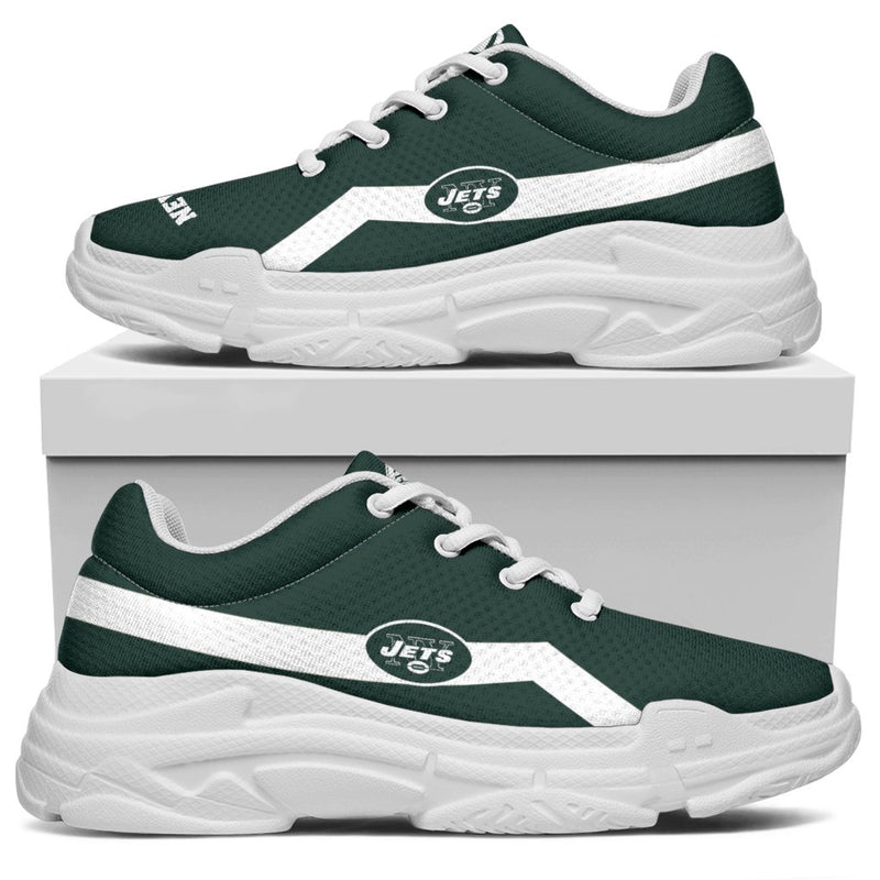 Edition Chunky Sneakers With Line New York Jets Shoes