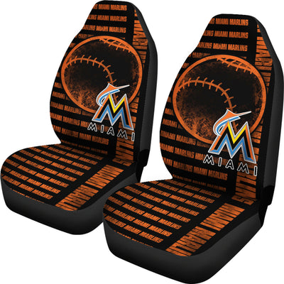 Gorgeous The Victory Miami Marlins Car Seat Covers
