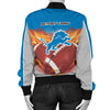 Playing Game With Detroit Lions Jackets Shirt For Women