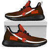 New Style Top Logo Cleveland Browns Mesh Knit Sneakers