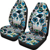 Party Skull Carolina Panthers Car Seat Covers