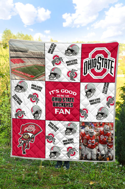 It's Good To Be An Ohio State Buckeyes Fan Quilt