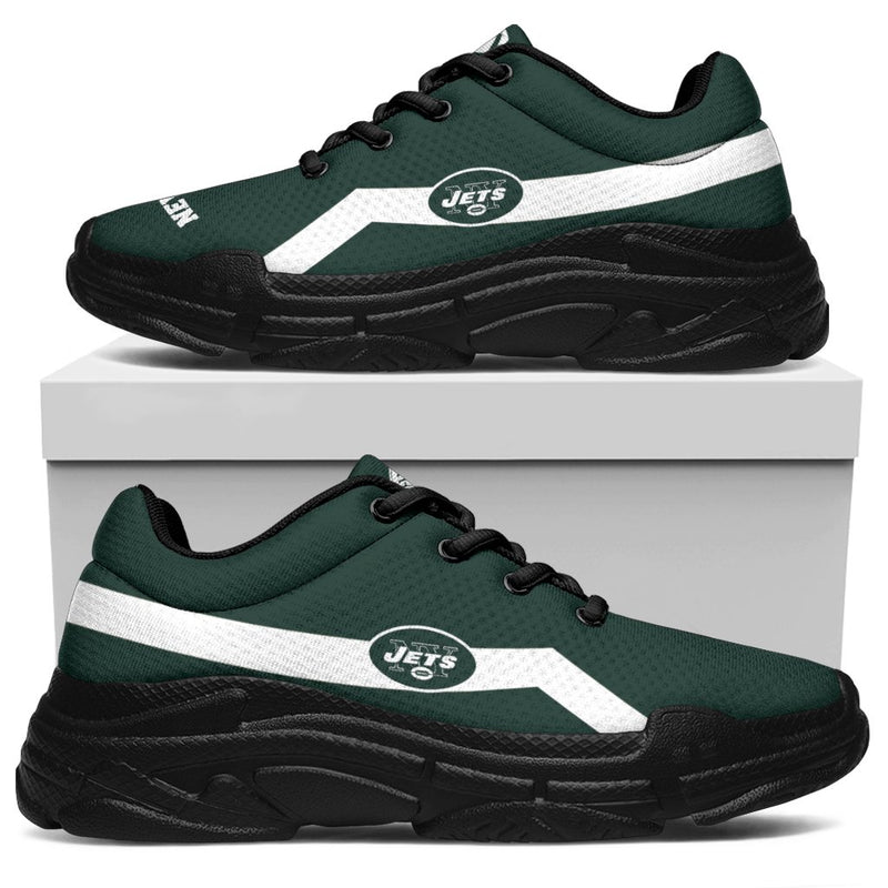 Edition Chunky Sneakers With Line New York Jets Shoes