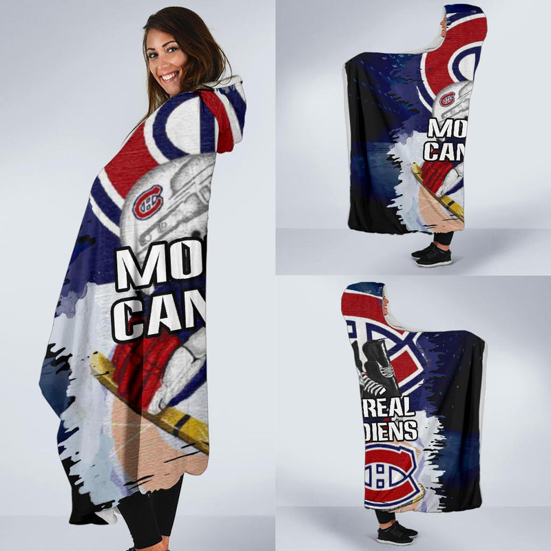 Pro Shop Montreal Canadiens Home Field Advantage Hooded Blanket