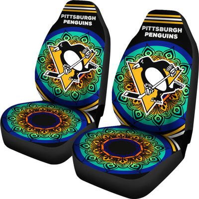 Unique Magical And Vibrant Pittsburgh Penguins Car Seat Covers