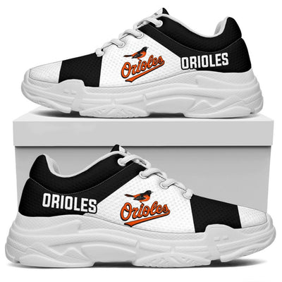 Colorful Logo Baltimore Orioles Chunky Sneakers